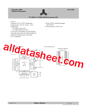 AS7C1028型号图片