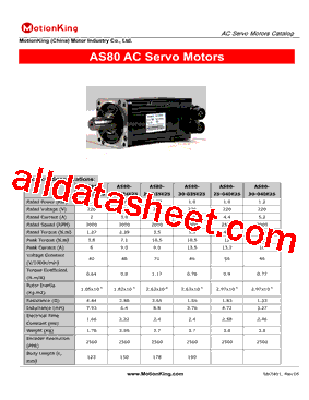 AS80-25-040E25型号图片