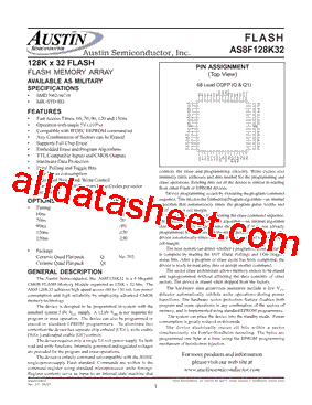 AS8F128K32Q1-60/XT型号图片