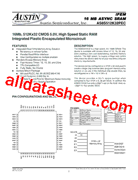 AS8S512K32PEC-25/IT型号图片