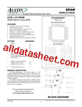 AS8SLC512K32P-17L/XT型号图片