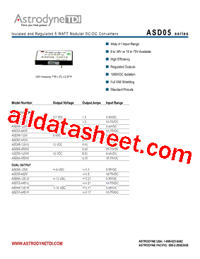 ASD05-12D15型号图片