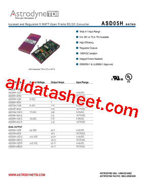 ASD05H-12D15型号图片