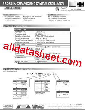 ASFLK-32.768KHZ-LJT-CUTTAPE型号图片