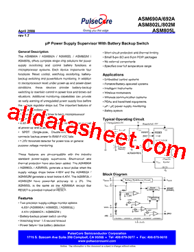 ASM805LEPA型号图片