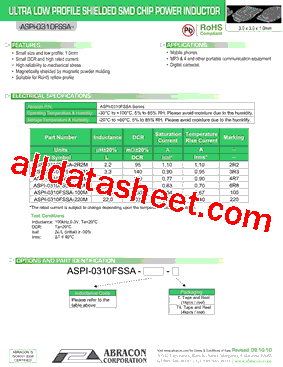 ASPI-0310FSSA-KIT型号图片