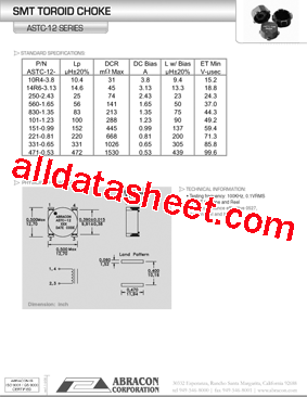 ASTC-12-10R4-3.8型号图片