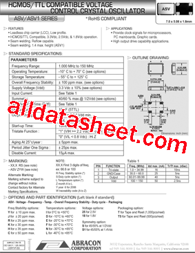 ASV118XXLY型号图片