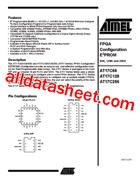 AT17C256-10CC型号图片