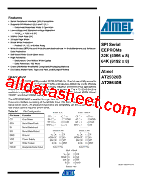 AT25640B-SSHL-B型号图片