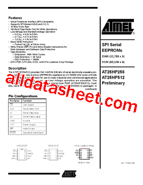 AT25HP256-10PI型号图片