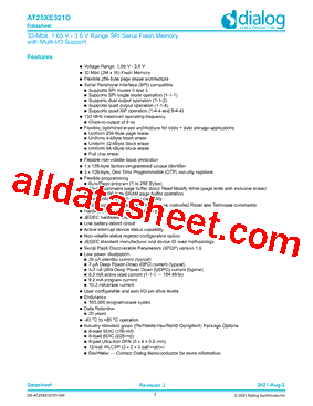 AT25XE321D-DWF型号图片