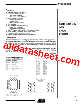 AT27C256R-70TI型号图片