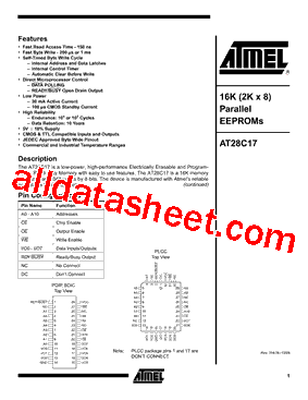 AT28C17_14型号图片