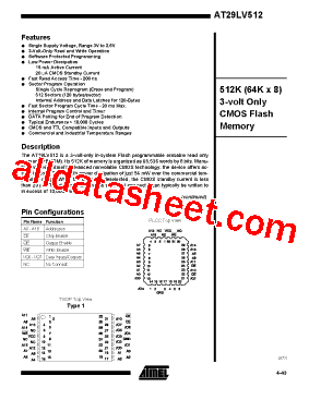 AT29LV512-15JI型号图片
