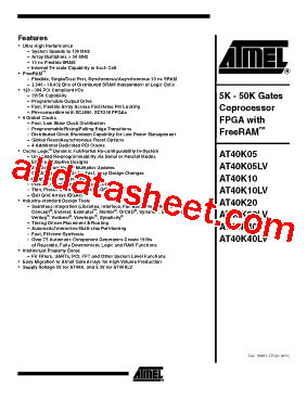 AT40K40LV-2EQC型号图片