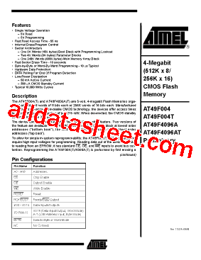 AT49F4096A-70RC型号图片
