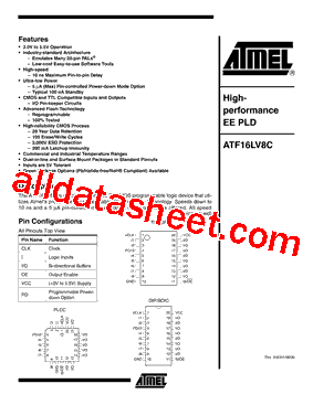 ATF16LV8C-10SC型号图片