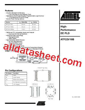 ATF22V10B-10SC型号图片