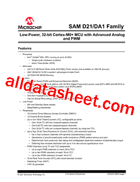 ATSAMD21G16L-MZT型号图片