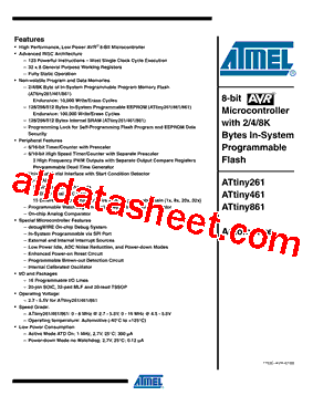 ATtiny261-ESSZ型号图片