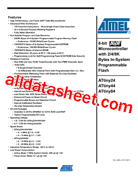 ATTINY44-15SSZ型号图片