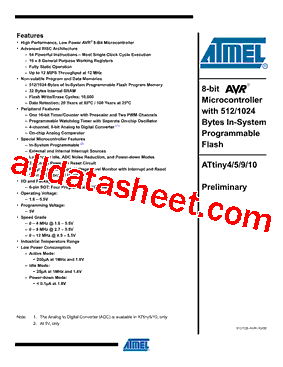 ATTINY4_09型号图片