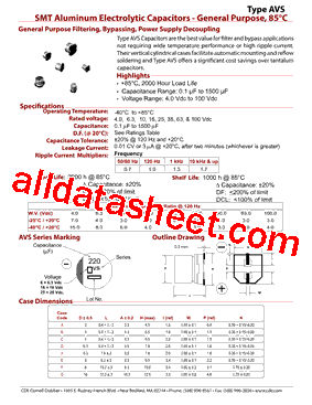 AVS105M50B12T-F型号图片