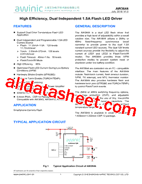 AW3644CSR型号图片