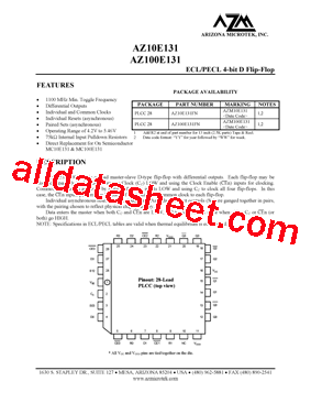 AZ10E131FN型号图片