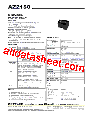 AZ2151-1A-6DE型号图片