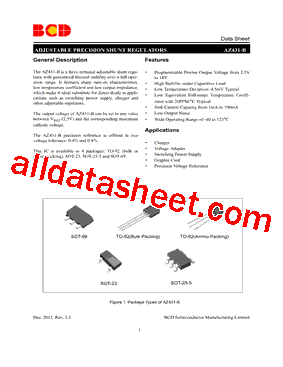 AZ431AZ-BTRE1型号图片