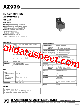 AZ979-1A-12D型号图片