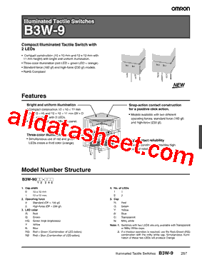 B3W-9002-R1C型号图片