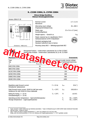 B40C3700-2200A型号图片