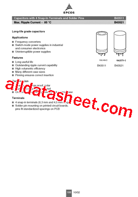 B43511A5567M007型号图片