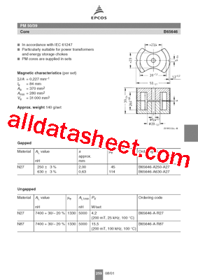 B65646-A-R87型号图片