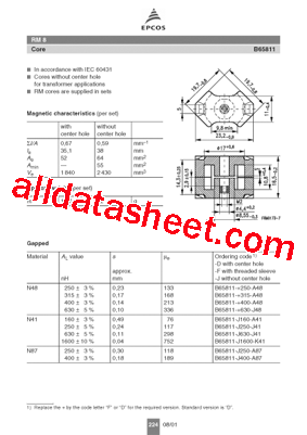 B65812-X1108-D2型号图片