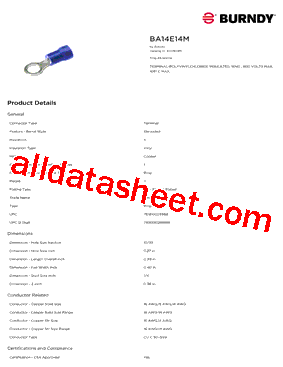 BA14E14M型号图片