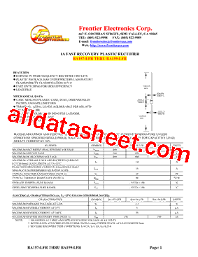 BA157-LFR型号图片