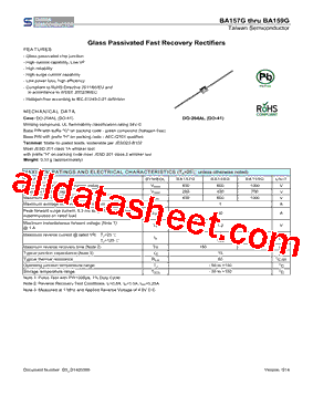 BA157GA0G型号图片