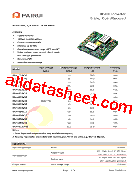 BAH48-33V15型号图片