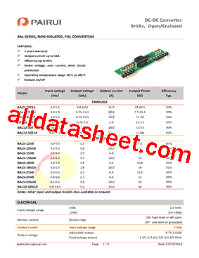 BAL5-50T16型号图片