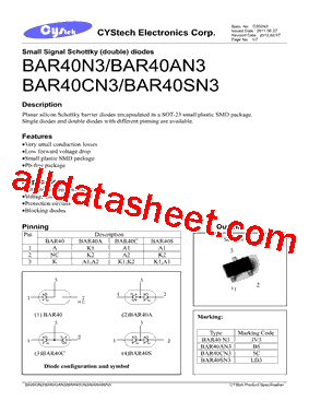 BAR40CN3型号图片