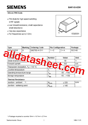 BAR63-02W型号图片