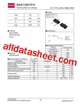 BAS116HYFH型号图片