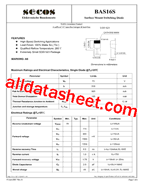 BAS16S_15型号图片