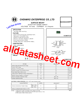 BAS40ADWPT型号图片