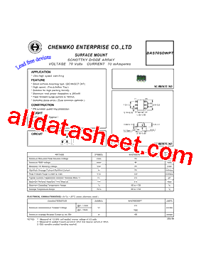 BAS70SDWPT型号图片