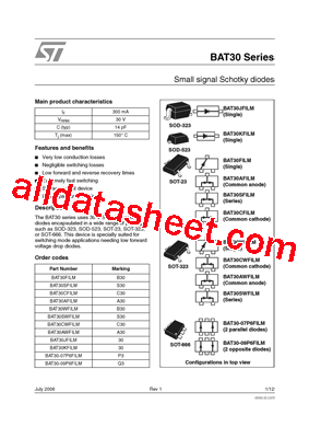 BAT30AP6FILM型号图片